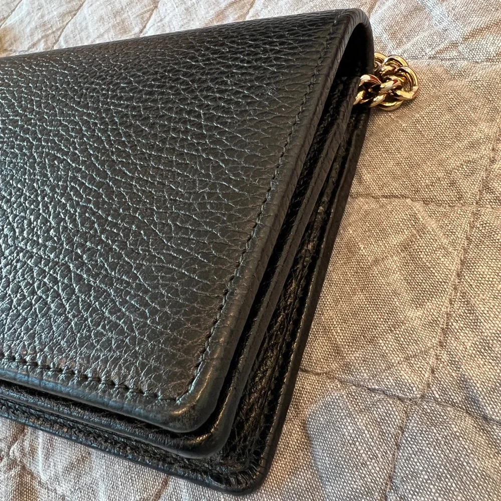 GUCCI GG Marmont Leather Mini Chain Bag - Picture 3 of 12